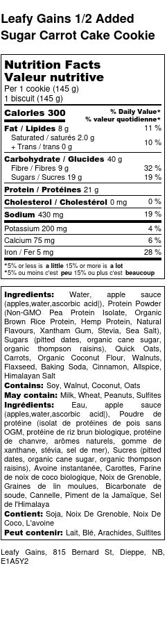 Leafy Gains 50% Less Added Sugar Mix (12)