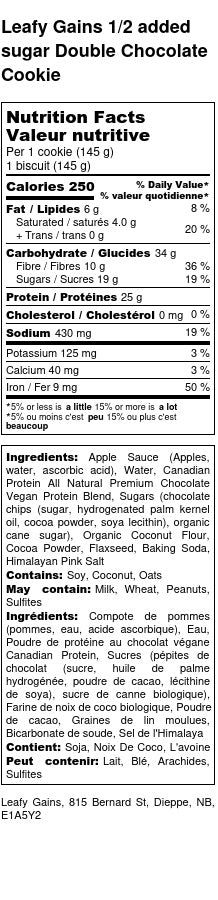 Leafy Gains 50% Less Added Sugar Mix (12)
