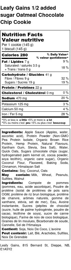 Leafy Gains 50% Less Added Sugar Mix (12)